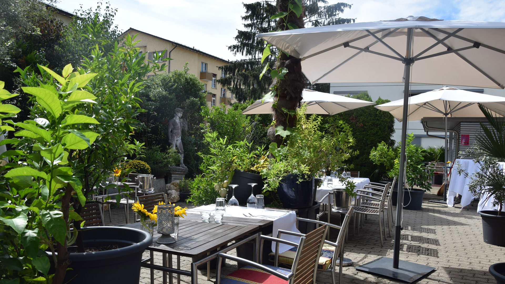 Sabor Restaurant — Terraza noche